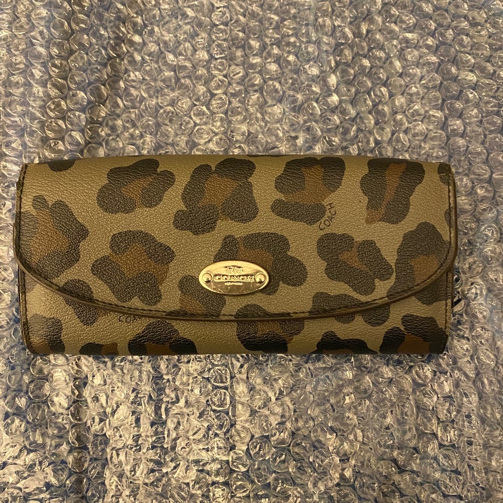 Coach Camouflage envelope wallet